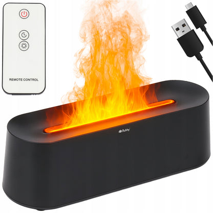 Dyfuzor Zapachowy Nawilżacz Powietrza Aromatoterapia 250 ml Efekt Ognia